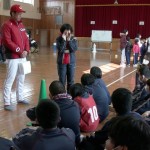 広島カープ 選手が養護学校訪問