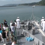 海上自衛隊「水中処分母船」体験航海