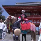 シャンシャン馬道中の再現