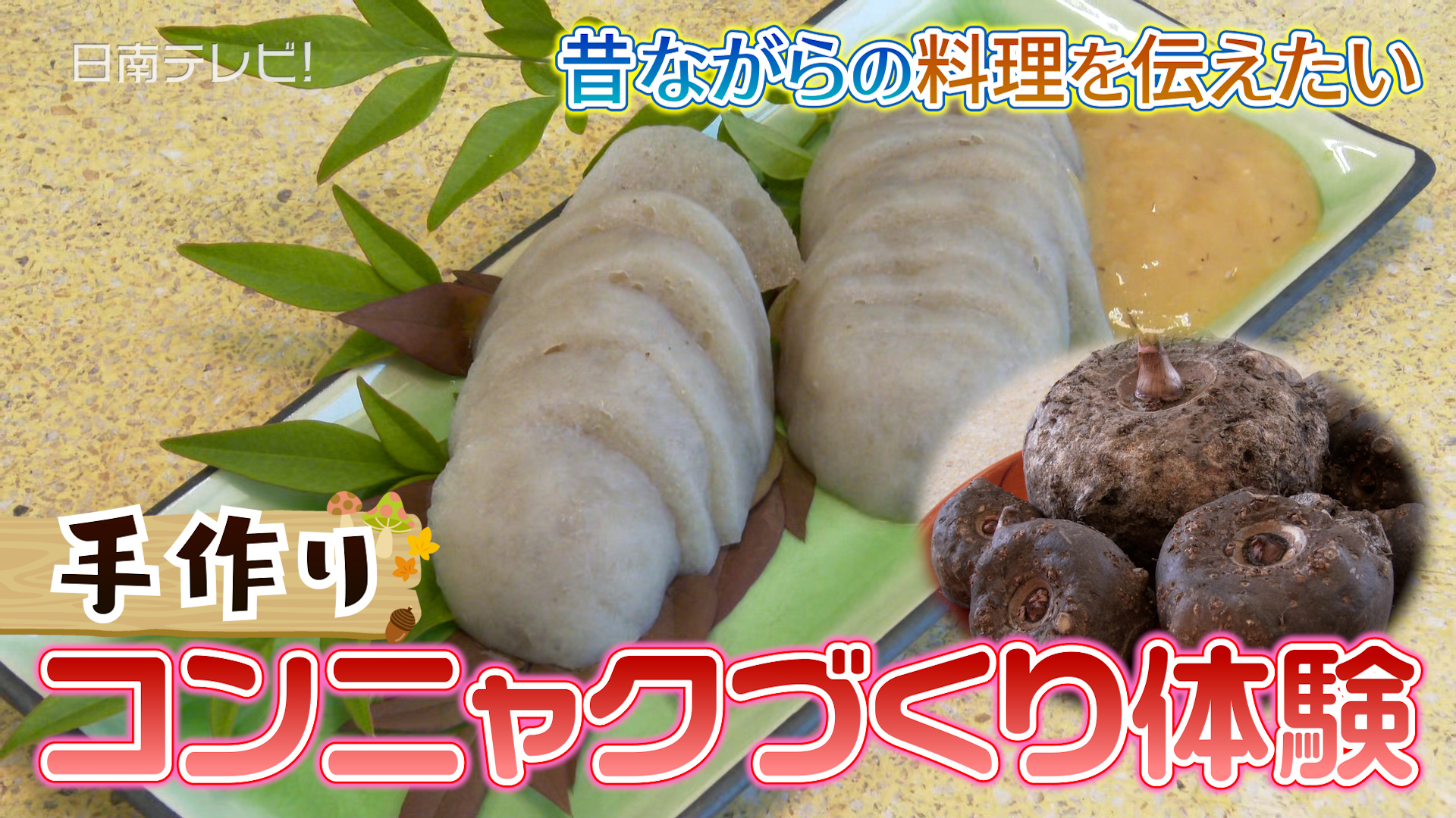 蒟蒻芋からコンニャク作り